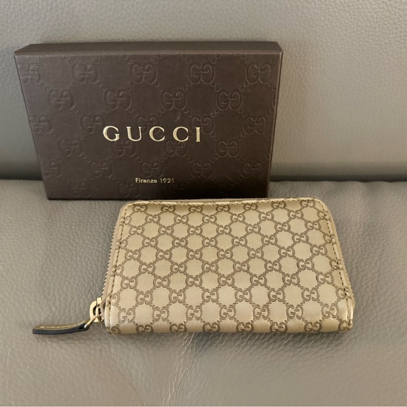 Gucci microguccissima zip around card case - Picture 2 of 6